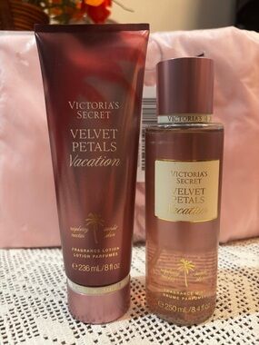 (Inventory 45) Victoria's Secret Velvet Petals Vacation Lotion & Mist